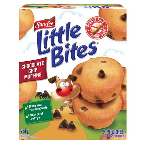 Muffins aux pépites de chocolat Little Bitesᴹᶜ de Sara Lee® 234g