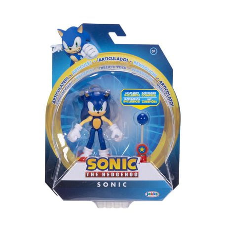 Sonic 4 Inch Figure - Modern Sonic with Blue Checkpoint