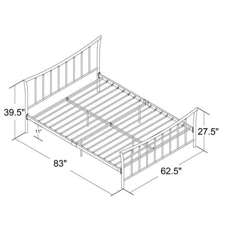 DHP Bali Bronze Metal Bed | Walmart Canada