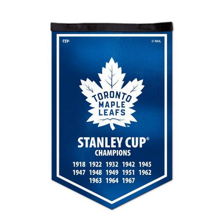 The Sports Vault Toronto Maple Leafs Banniere Victoire 12 pouces x 18 pouces