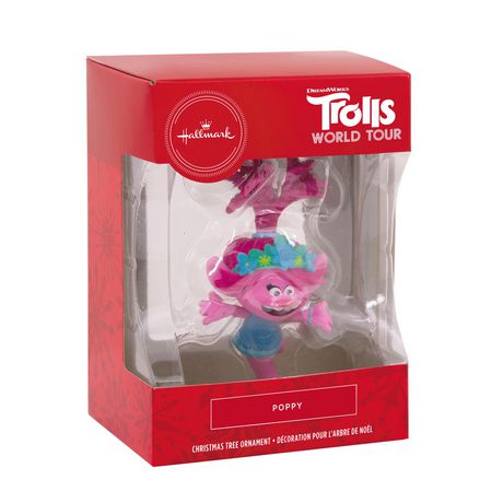 Hallmark DreamWorks Trolls World Tour Poppy Christmas Ornament ...