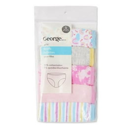 George Toddler Girls' Cotton Briefs 7-Pack, Sizes 2T-4T 