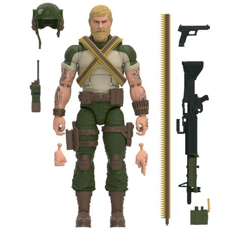 G.I. Joe Classified Series Craig “Rock ‘N Roll” McConnel , Collectible G.I. Joe Action Figures, 71, 6 inch Action Figures For Boys & Girls, With 7 Accessories