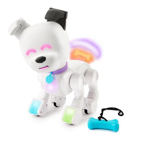 Chien robot interactif Dog-E avec lumières LED colorées, plus de 200 sons et réactions, application connectée (à partir de 6 ans)