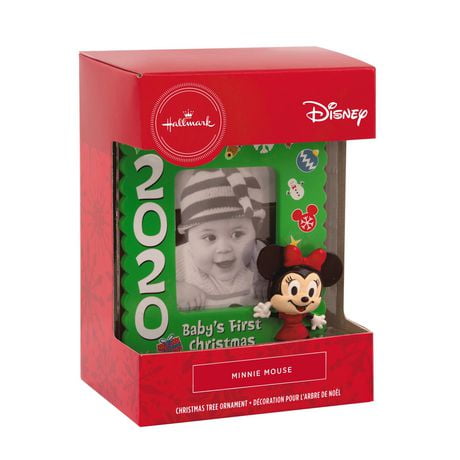 Hallmark Disney Minnie Mouse Baby's First Christmas 2020 Photo Frame