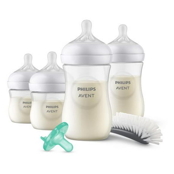 Avent Natural Baby Bottle Newborn Gift Set, SCD837/03 Biberon Avent ensemble