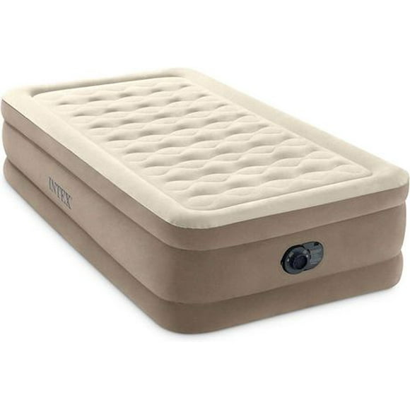 Dura-Beam® Deluxe Ultra Plush Twin Air Mattress with Built-In Electric Pump