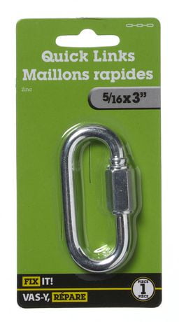 QUICK LINK ZINC PLATED | SIZE OPTIONS