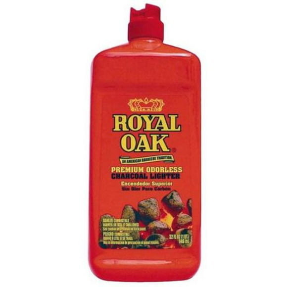 Fluide Royal Charbon de Bois Royal Oak, 946ml Liquide à briquet Royal Oak