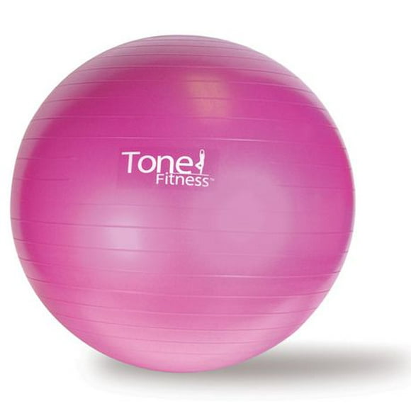 Tone Fitness Anti-burst Stability Ball, 55cm (Pink) or 65cm (Blue)
