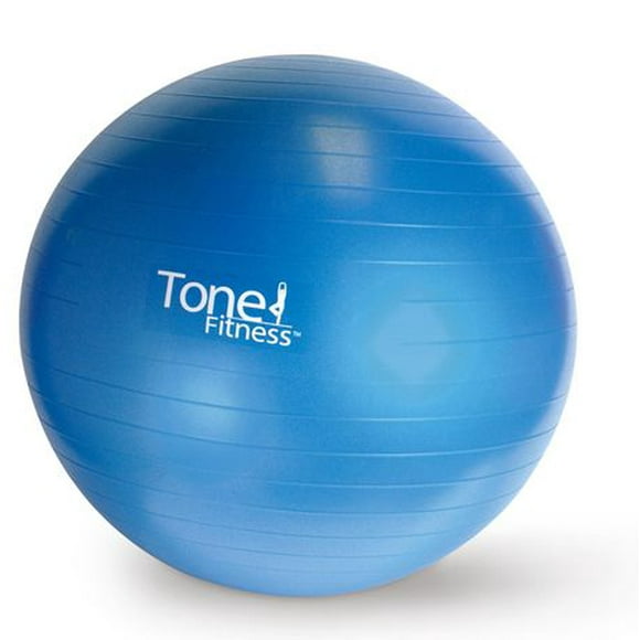 Ballon de stabilité anti-éclatement Tone Fitness, 55 cm (rose) ou 65 cm (bleu)