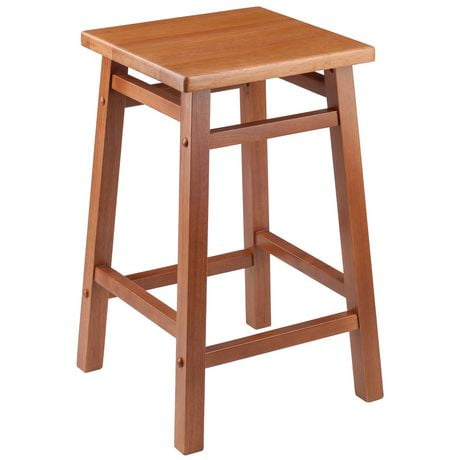 Winsome Carter Tabouret de Comptoir 24 ", Fini Teck