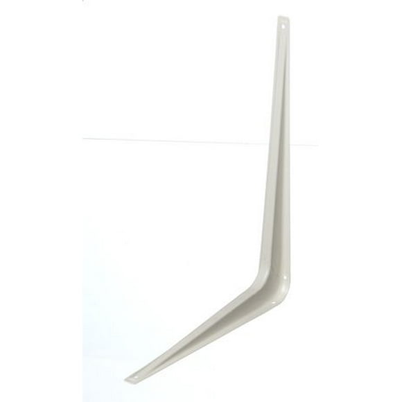 Support de tablette12 po x 14 po blanc 1 pièce Les supports de tablettes sont idéals pour le placard, le garage, le cabanon et pour tout besoin en matière d'étagère.