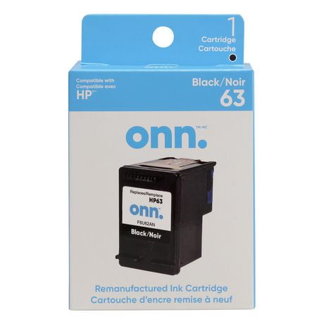 HP 63 Black Original Ink Cartridge F6U62AN Walmart Ca   6000206356124 