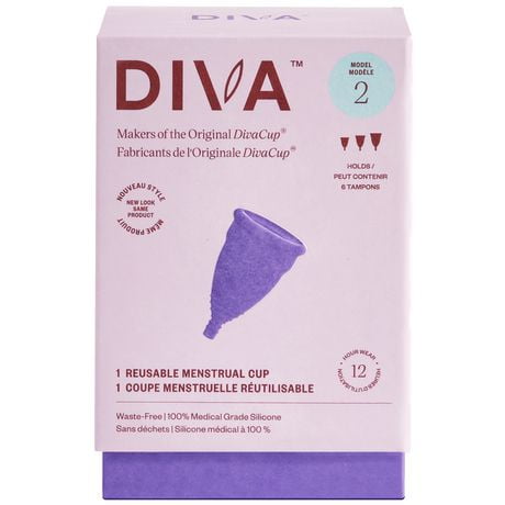 DIVA Cup Model 2, Reusable Menstrual Cup