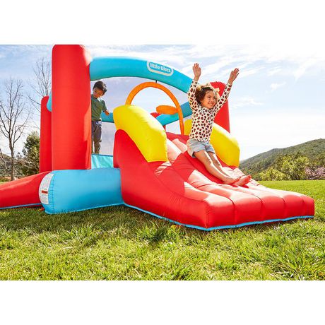 little tykes bounce house with slide