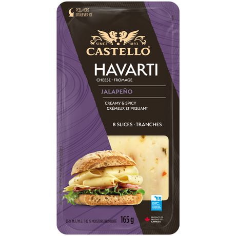Castello Jalapeño Havarti Sliced Cheese | Walmart Canada