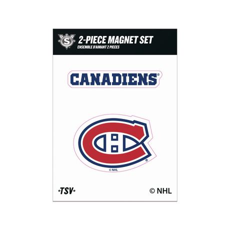 The Sports Vault Montreal Canadiens 2Pc Magnet Set, 2-Piece Set 