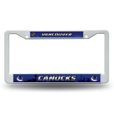 The Sports Vault Vancouver Canucks Plastic License Plate Frame ...