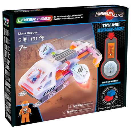 Laser Pegs Building Blocks Playset : Mars Hopper