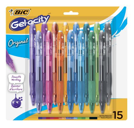 bic gel pens