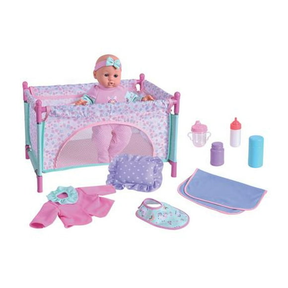 My Sweet Baby Baby Doll with Playpen Play Set