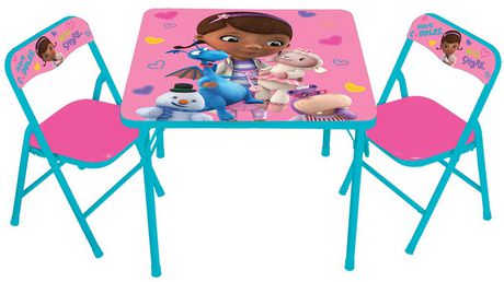 Doc Mcstuffins Activity Table And Chairs Set Walmart Canada