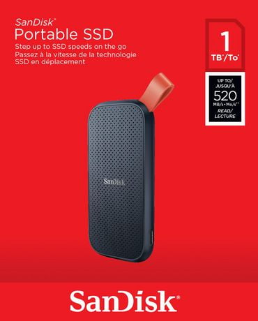 SanDisk® Portable SSD, 1TB - SDSSDE30-1T00-G25 | Walmart Canada