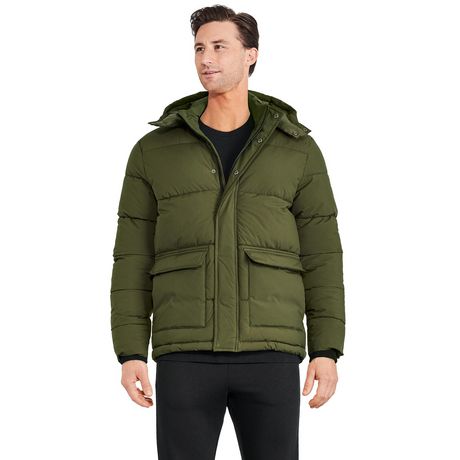 George Men's Hooded Puffer Jacket | Walmart Canada