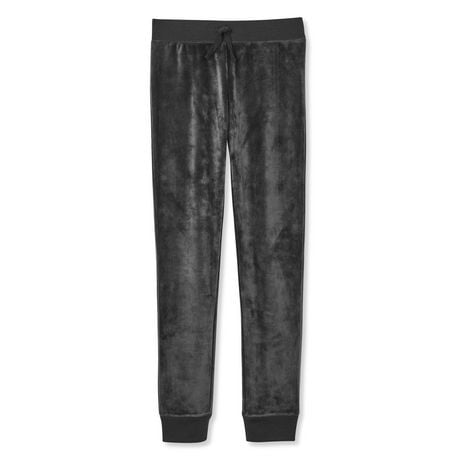 girls velour joggers