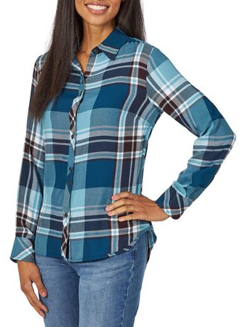 Lee Riders Long Sleeve Plaid Shirt | Walmart Canada