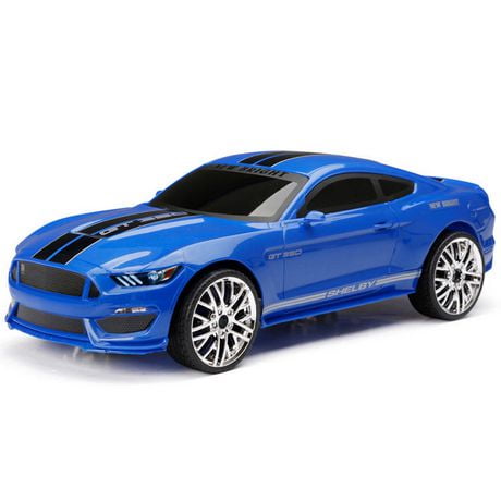 New Bright 1:12 RC Chargers Shelby Gt 350 Blue Ford Mustang Toy Vehicle ...