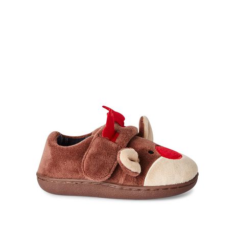 George Toddler Boys Reindeer Slippers Walmart Canada   6000205360260 