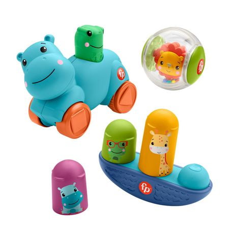 ​Fisher-Price Hello Moves Play Kit, curated gift set of activity toys