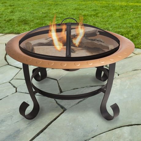 Pleasant Hearth OFW327RC Brentwood Fire Pit with Cooking Grid | Walmart Canada