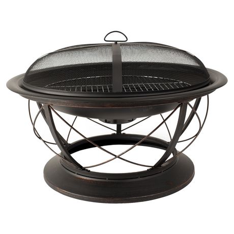Pleasant Hearth Ofw717rc Palmetto Fire, Fire Pit Spark Screen Canadian Tire