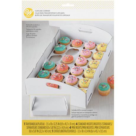 Boîte de transport pour gâteaux et cup cakes 30 cm réutilisable - Tom Press