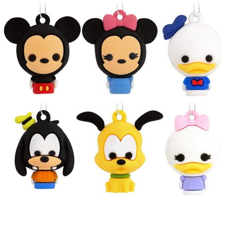 Hallmark Disney Mickey Mouse and Friends 6 Piece Miniature Christmas ...