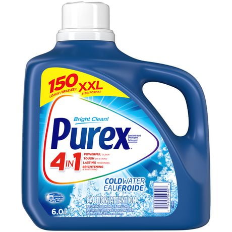 Purex Coldwater Liquid Laundry Detergent, 6L, 150 loads, 6L ,150 loads