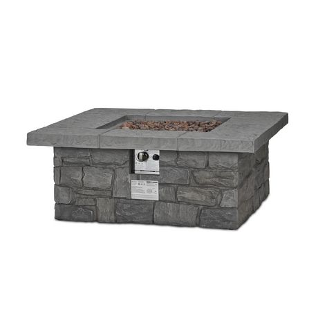 Sedona Square Propane Fire Table In, Convert Propane Fire Pit To Gas