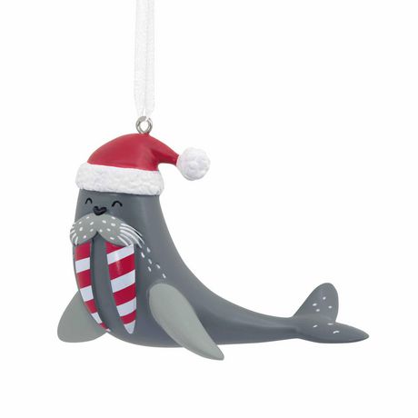 Hallmark Festive Walrus Christmas Ornament - Walmart Exclusive ...