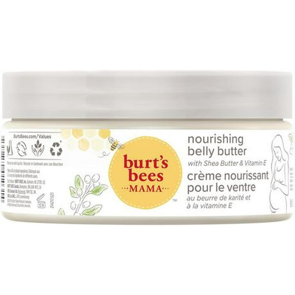 Burt's Bees Mama Bee Belly Butter, Fragrance Free Lotion, 185g