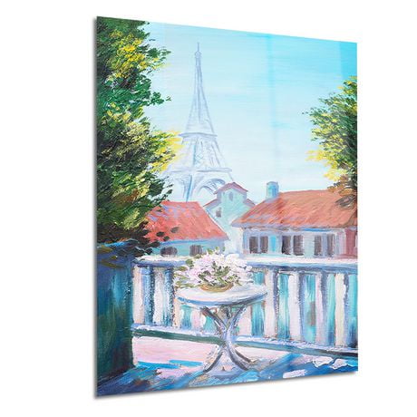 Design Art  Paris  Eiffel Tower Landscape Metal Wall Art  