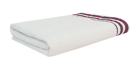 Bath Towels – Stripe Border White Bath Towels | Walmart.ca