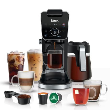 Ninja CFP301C DualBrew Pro Specialty Coffee System, Single-Serve, Pod, and 12-Cup Drip Coffee Maker, Pod or Filter