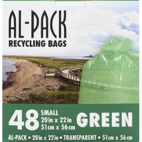 AL-Pack sac à ordures petit vert AL-Pack Petit 20 x 22 Vert