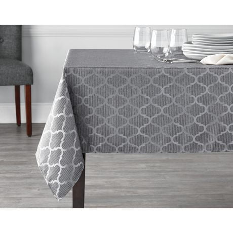 hometrends Geo Tablecloth, 100% polyester