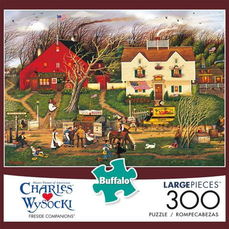 Buffalo Games - Le puzzle Charles Wysocki - Fireside Companions - en 300 pièces