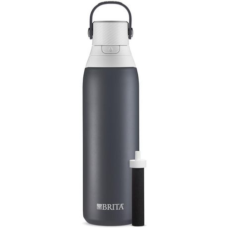Brita Stainless Steel Water Filter Bottle 32 oz Carbon 
