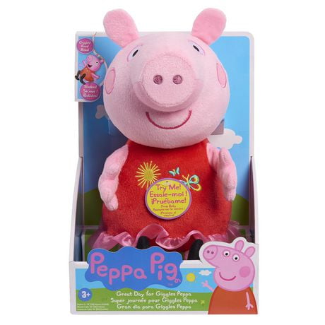 Peluche de 9 pouces Peppa Pig Une grande journée de rigolade avec son